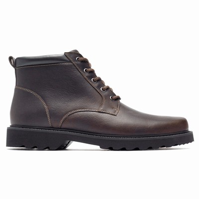 Rockport Northfield Waterproof Plain Toe Stiefel Herren Schokolade RLI-094683